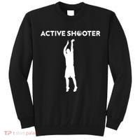 Basketball Player Active Shooter Basketball Lovers Tall Sweatshirt thumb 0