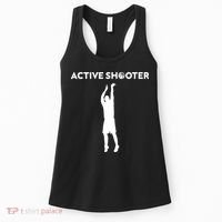 Basketball Player Active Shooter Basketball Lovers Women's Tank Top thumb 0
