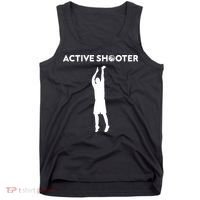 Basketball Player Active Shooter Basketball Lovers Tank Top thumb 0