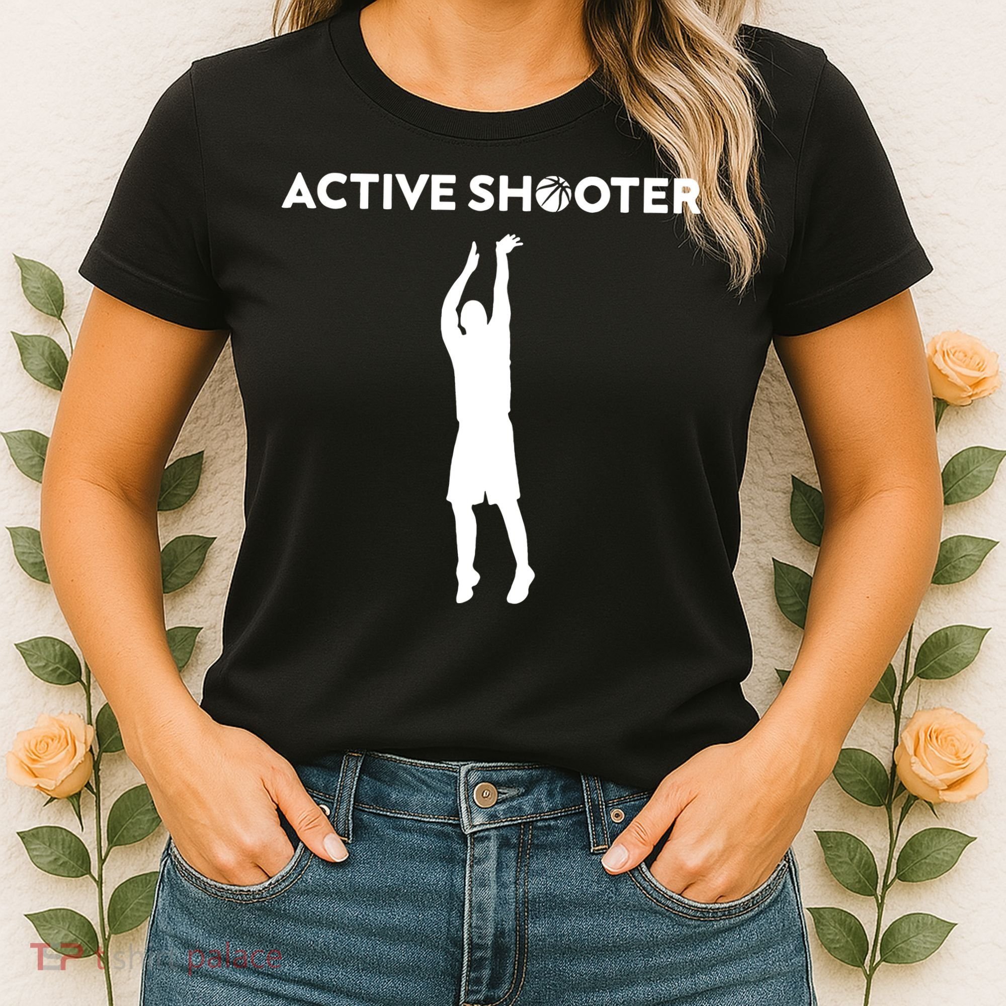 Basketball Player Active Shooter Basketball Lovers Women's T-Shirt