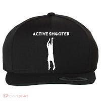 Basketball Player Active Shooter Basketball Lovers Wool Snapback Cap thumb 0