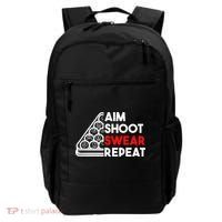 Billiard Pool Aim Shoot Swear Repeat Backpack thumb 0