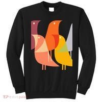 Bird Print Art Deco 60s Style Minimal Hippy Sweatshirt thumb 0