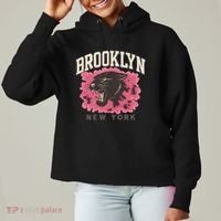 Brooklyn Panther Ladies Heavyweight Boxy Pullover Hoodie thumb 0