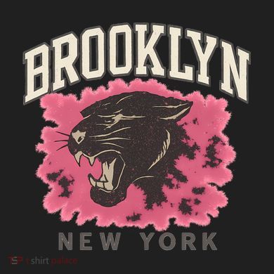 Brooklyn Panther Ladies Heavyweight Boxy Pullover Hoodie