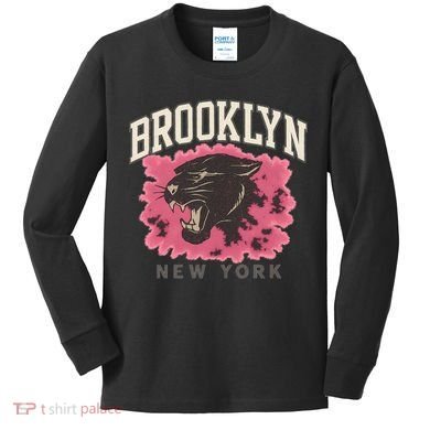 Brooklyn Panther Kids Long Sleeve Shirt
