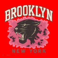 Brooklyn Panther Santa Hat thumb 1