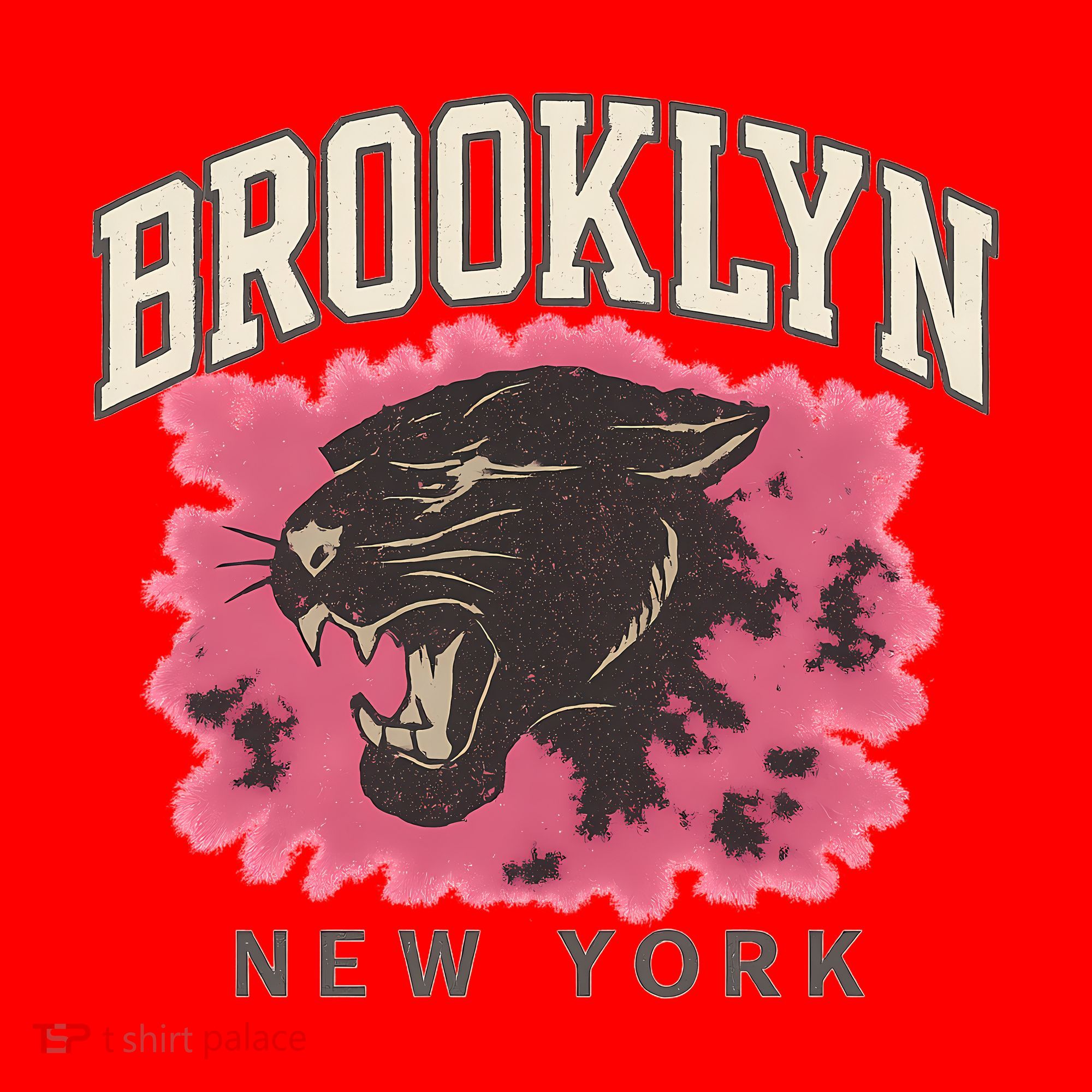Brooklyn Panther Santa Hat