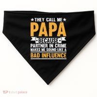 Best Papa By Par Father's Day Golf Gift Grandpa USA-Made Doggie Bandana thumb 0