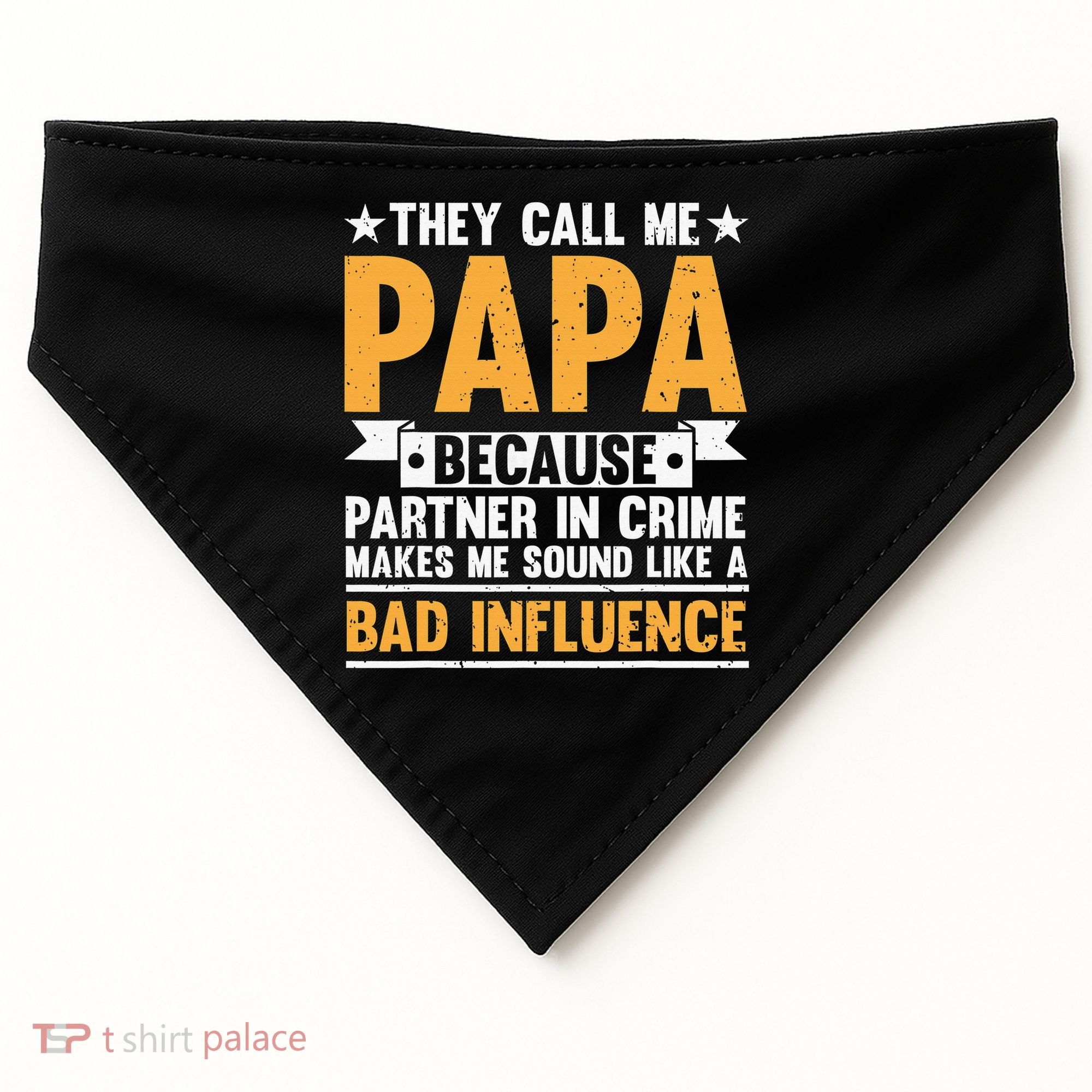Best Papa By Par Father's Day Golf Gift Grandpa USA-Made Doggie Bandana