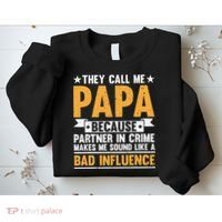 Best Papa By Par Father's Day Golf Gift Grandpa Sweatshirt thumb 2