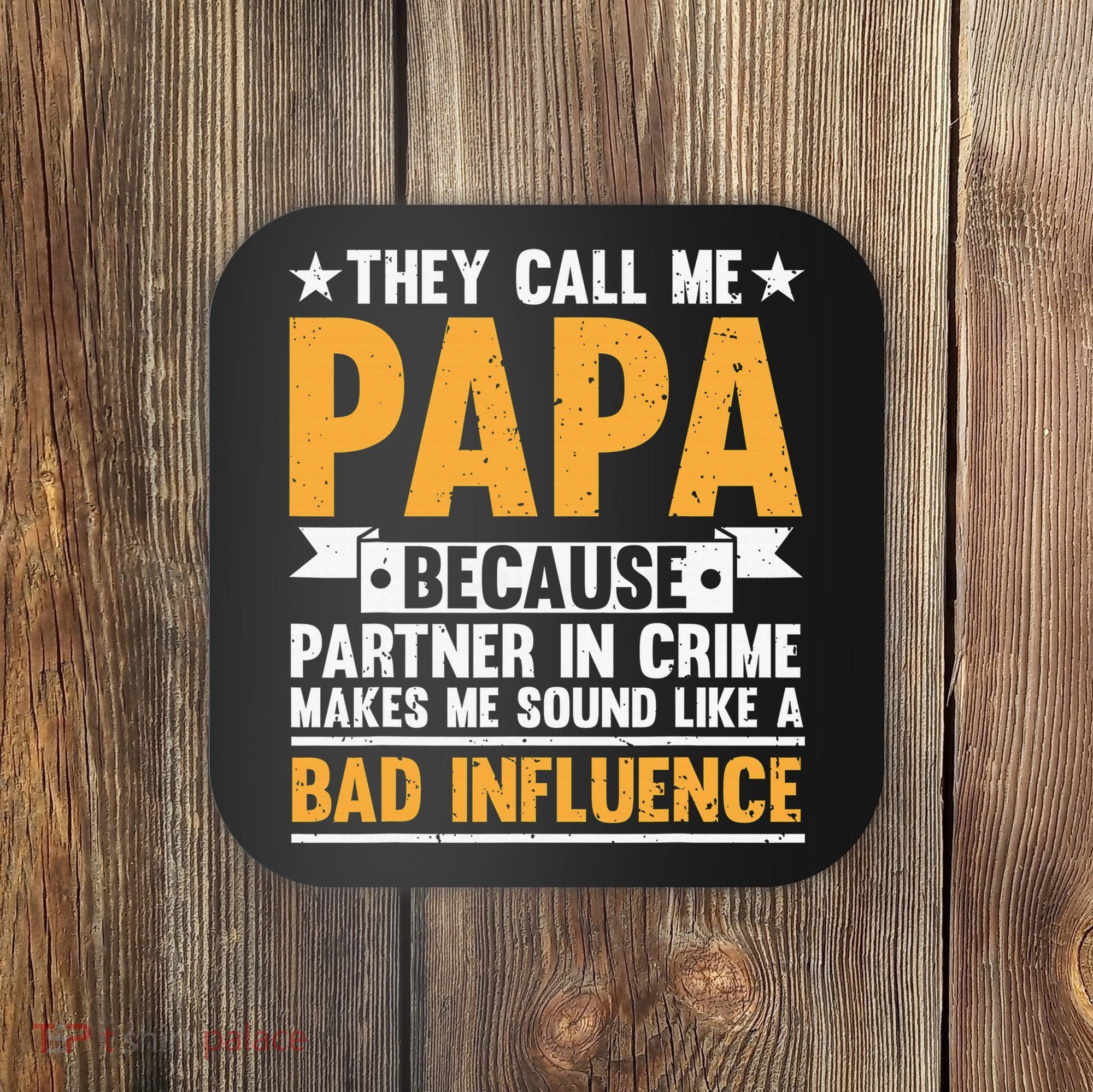 Best Papa By Par Father's Day Golf Gift Grandpa Coaster