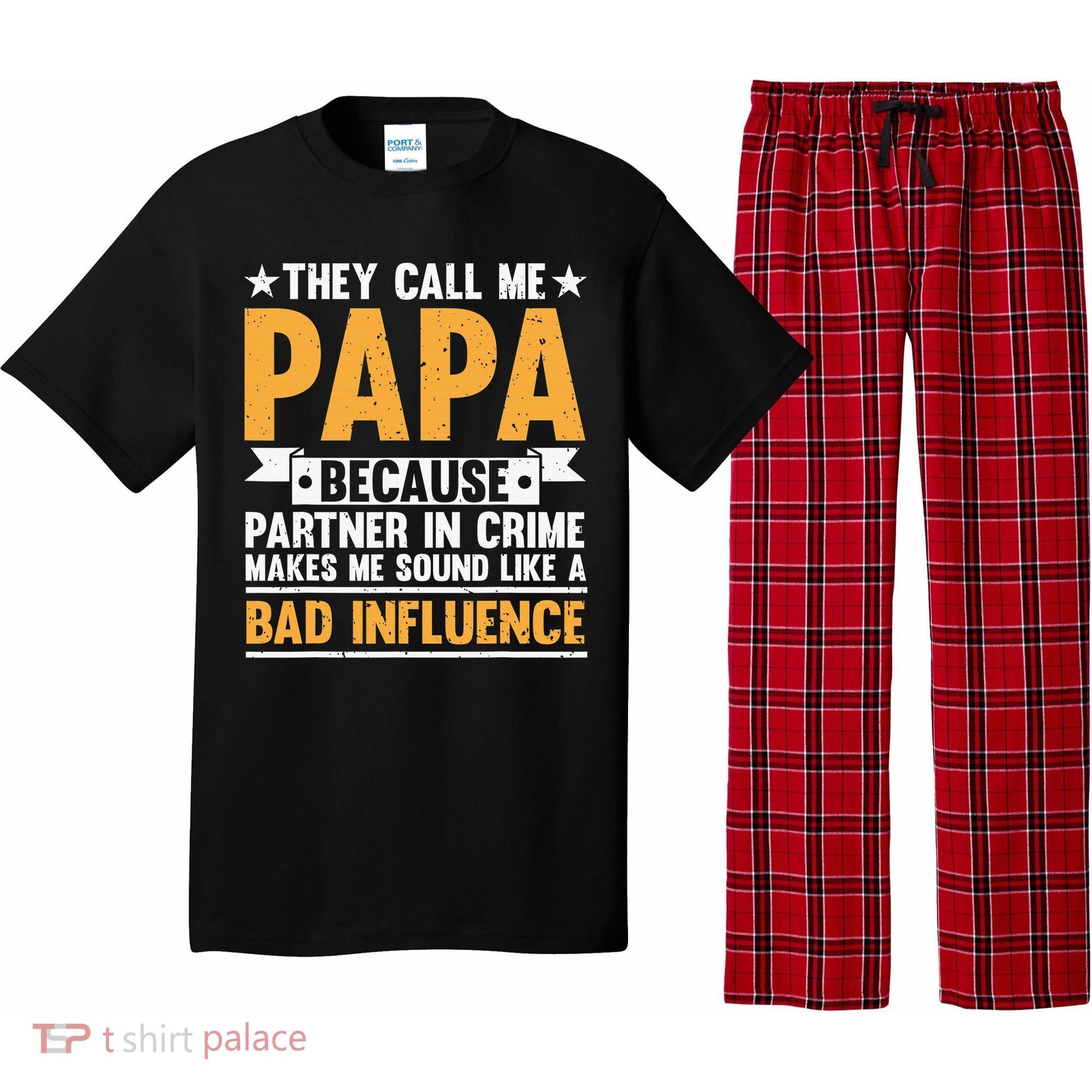 Best Papa By Par Father's Day Golf Gift Grandpa Pajama Set