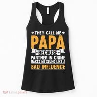 Best Papa By Par Father's Day Golf Gift Grandpa Women's Tank Top thumb 0