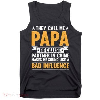 Best Papa By Par Father's Day Golf Gift Grandpa Tank Top