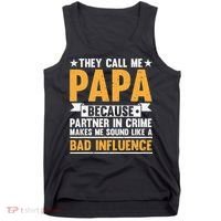 Best Papa By Par Father's Day Golf Gift Grandpa Tank Top thumb 0