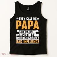 Best Papa By Par Father's Day Golf Gift Grandpa Tank Top thumb 2