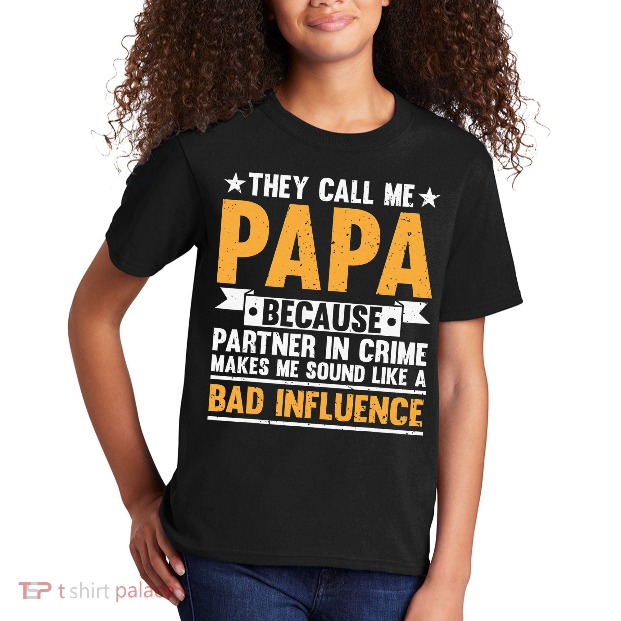 Best Papa By Par Father's Day Golf Gift Grandpa Kids T-Shirt