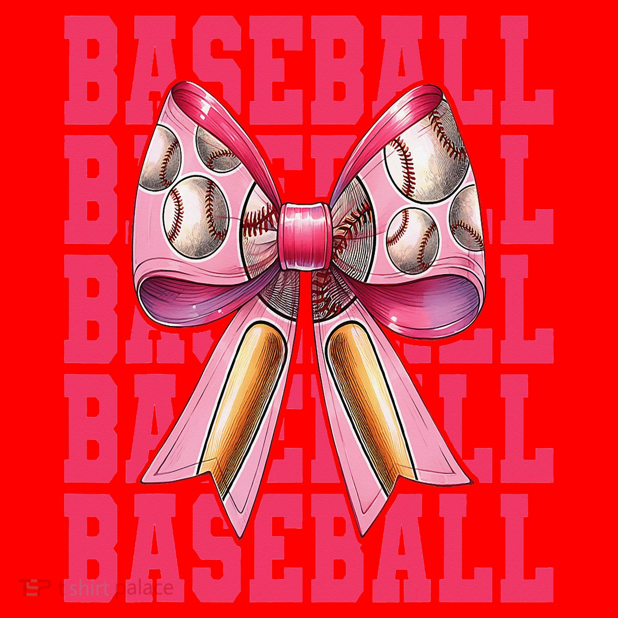 Baseball Player Baseball Girl Mom Mothers Day Coquette Bow Santa Hat