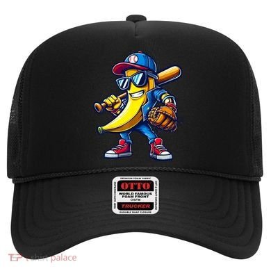 Banana Playing Baseball Fruit Lover Baseball Hat