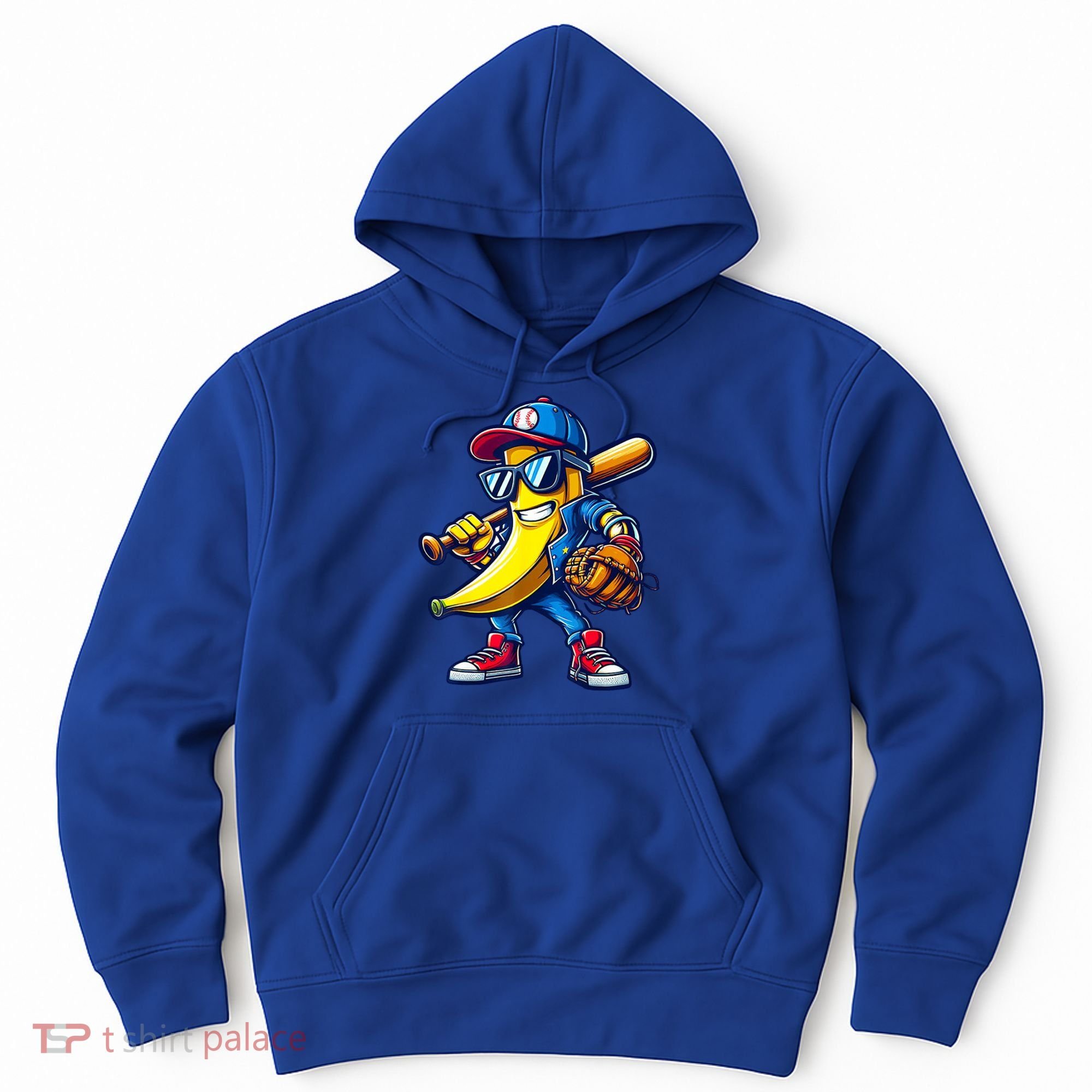 Banana Playing Baseball Fruit Lover Baseball Hoodie