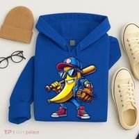 Banana Playing Baseball Fruit Lover Baseball Hoodie thumb 4