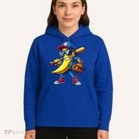 Banana Playing Baseball Fruit Lover Baseball Hoodie thumb 5