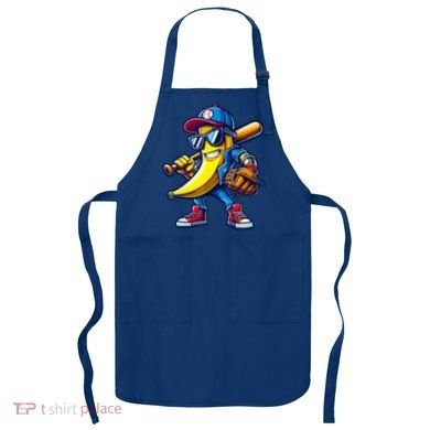 Banana Playing Baseball Fruit Lover Baseball Apron