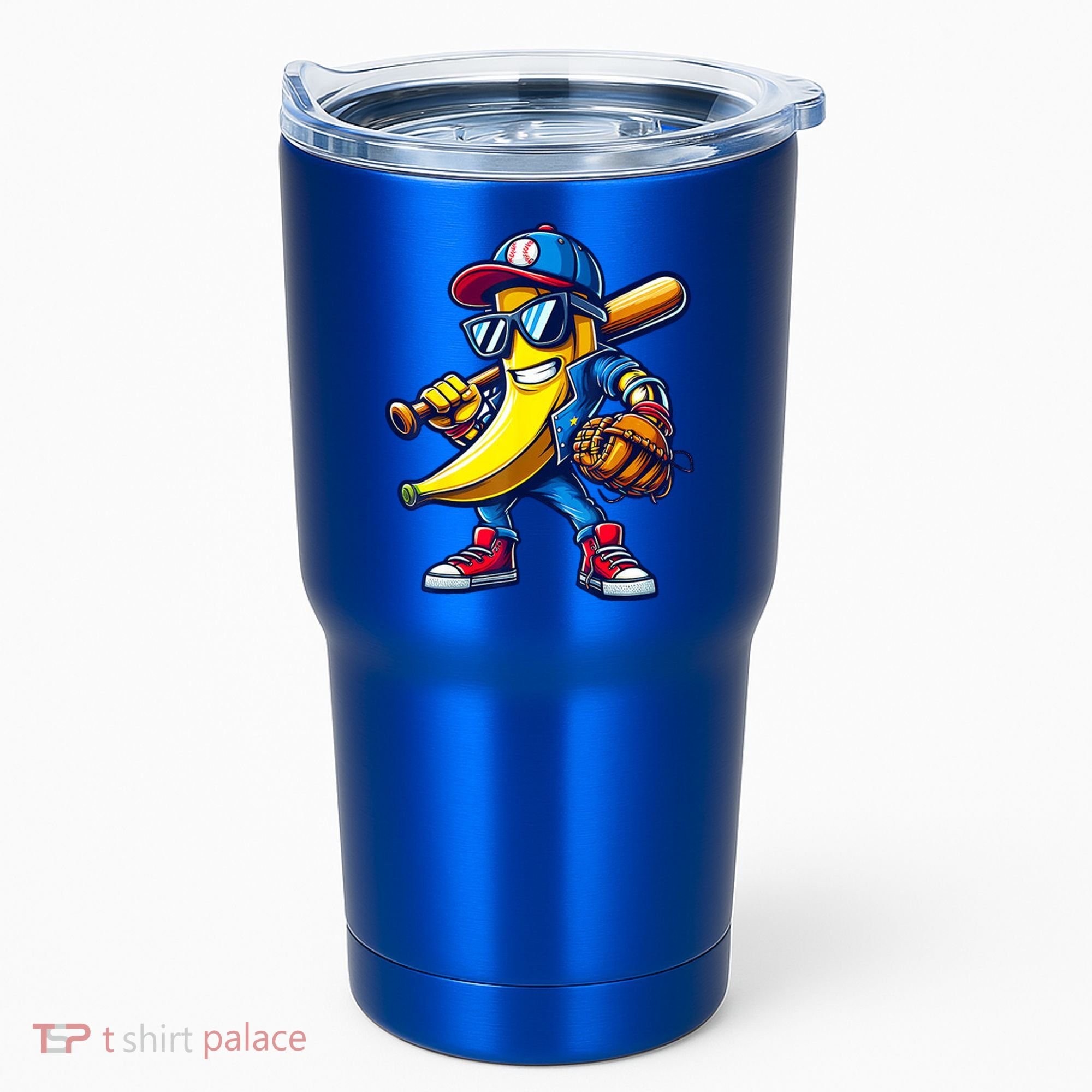 Banana Playing Baseball Fruit Lover Baseball Tumbler