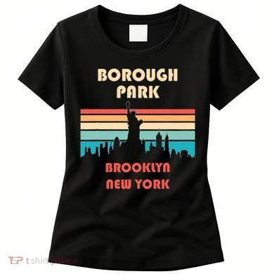 Borough Park Brooklyn New York Retro Vintage Women's T-Shirt