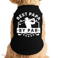 Best Papa By Par Golf Gift Dad Grandpa Gift Funny Gift Doggie Tank thumb 0