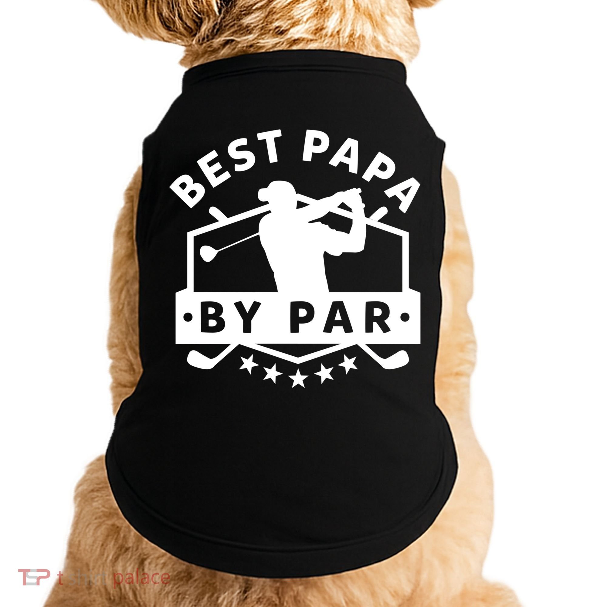 Best Papa By Par Golf Gift Dad Grandpa Gift Funny Gift Doggie Tank