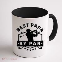 Best Papa By Par Golf Gift Dad Grandpa Gift Funny Gift Coffee Mug thumb 1