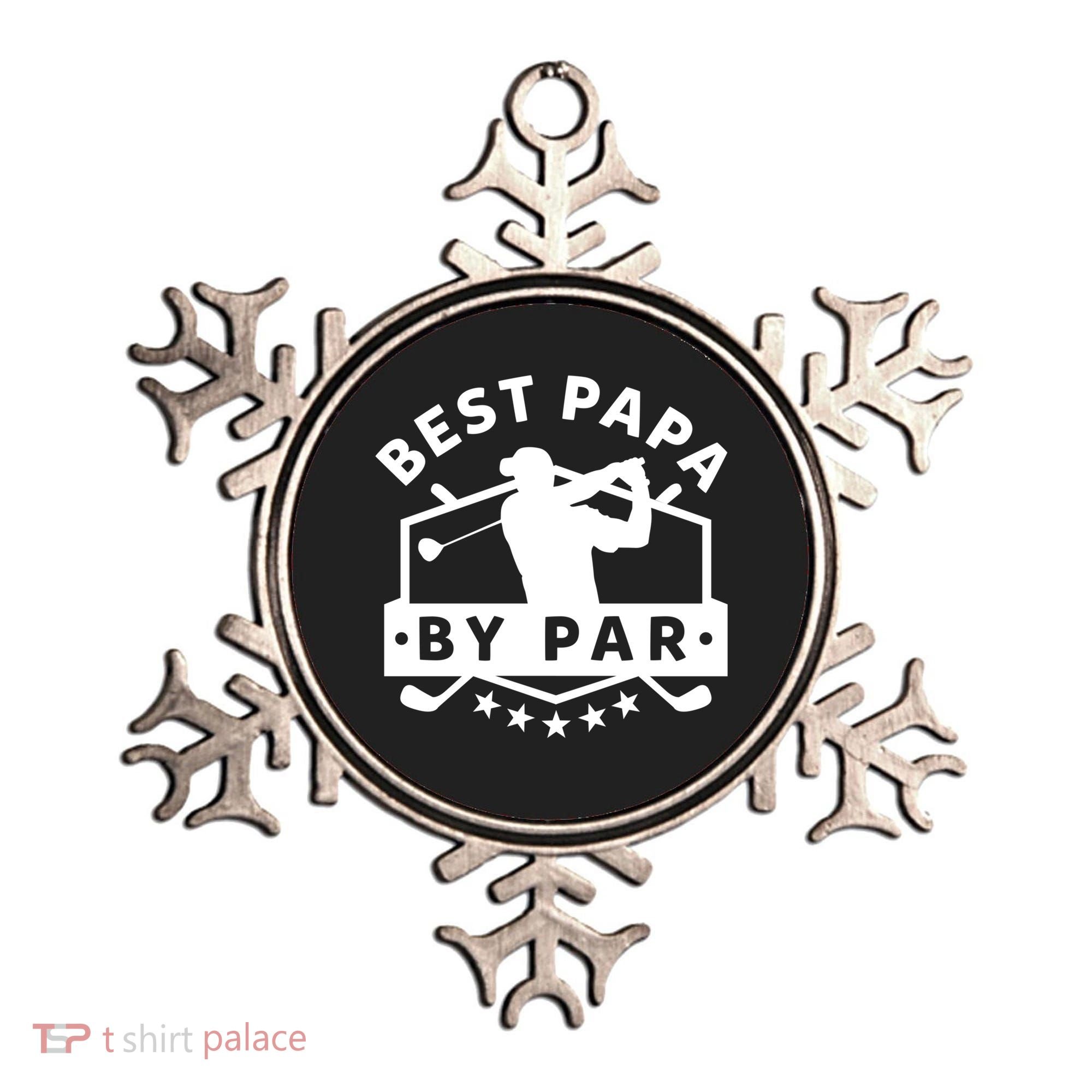 Best Papa By Par Golf Gift Dad Grandpa Gift Funny Gift Ornament