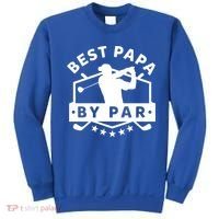 Best Papa By Par Golf Gift Dad Grandpa Gift Funny Gift Sweatshirt thumb 0