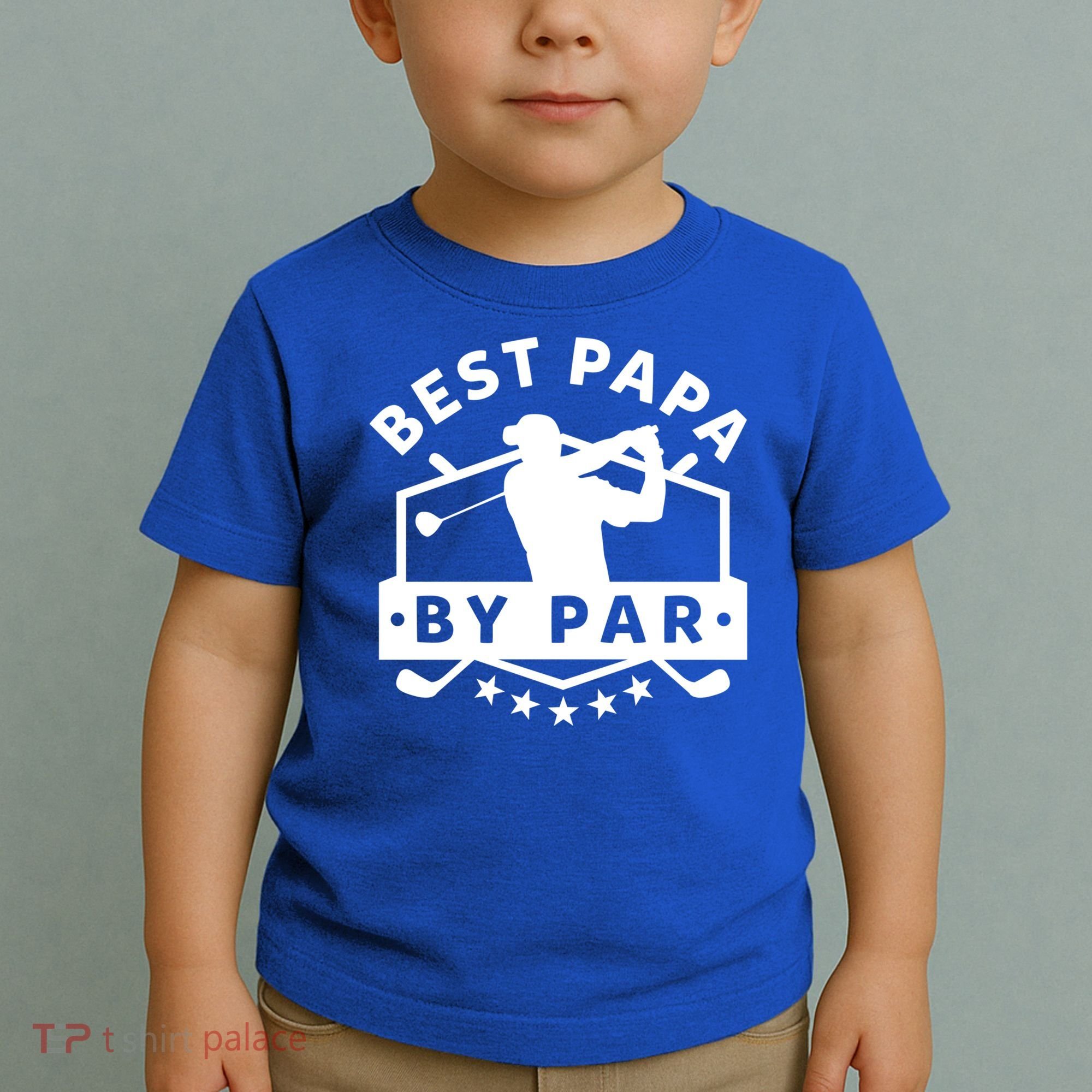 Best Papa By Par Golf Gift Dad Grandpa Gift Funny Gift Toddler T-Shirt