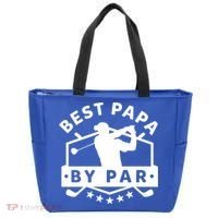 Best Papa By Par Golf Gift Dad Grandpa Gift Funny Gift Tote Bag thumb 0