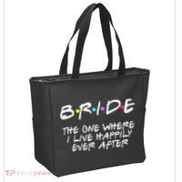 Bachelorette Party Bride The One Where I Live Happily Tote Bag thumb 2