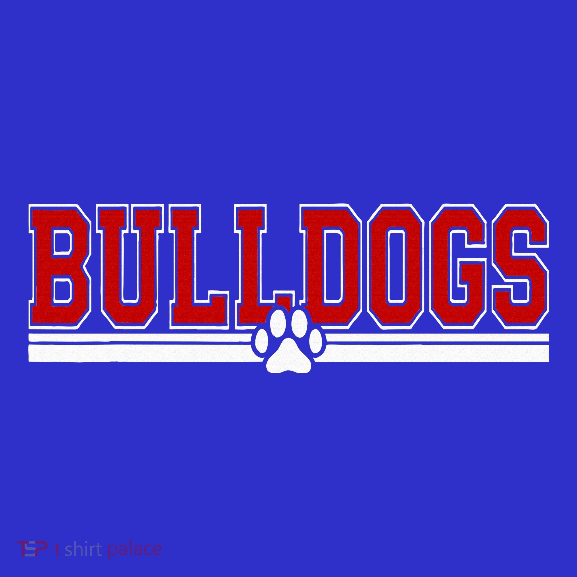 Bulldogs Paw  Women's Tank Top