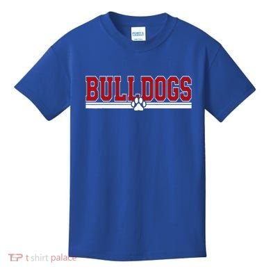Bulldogs Paw  Kids T-Shirt