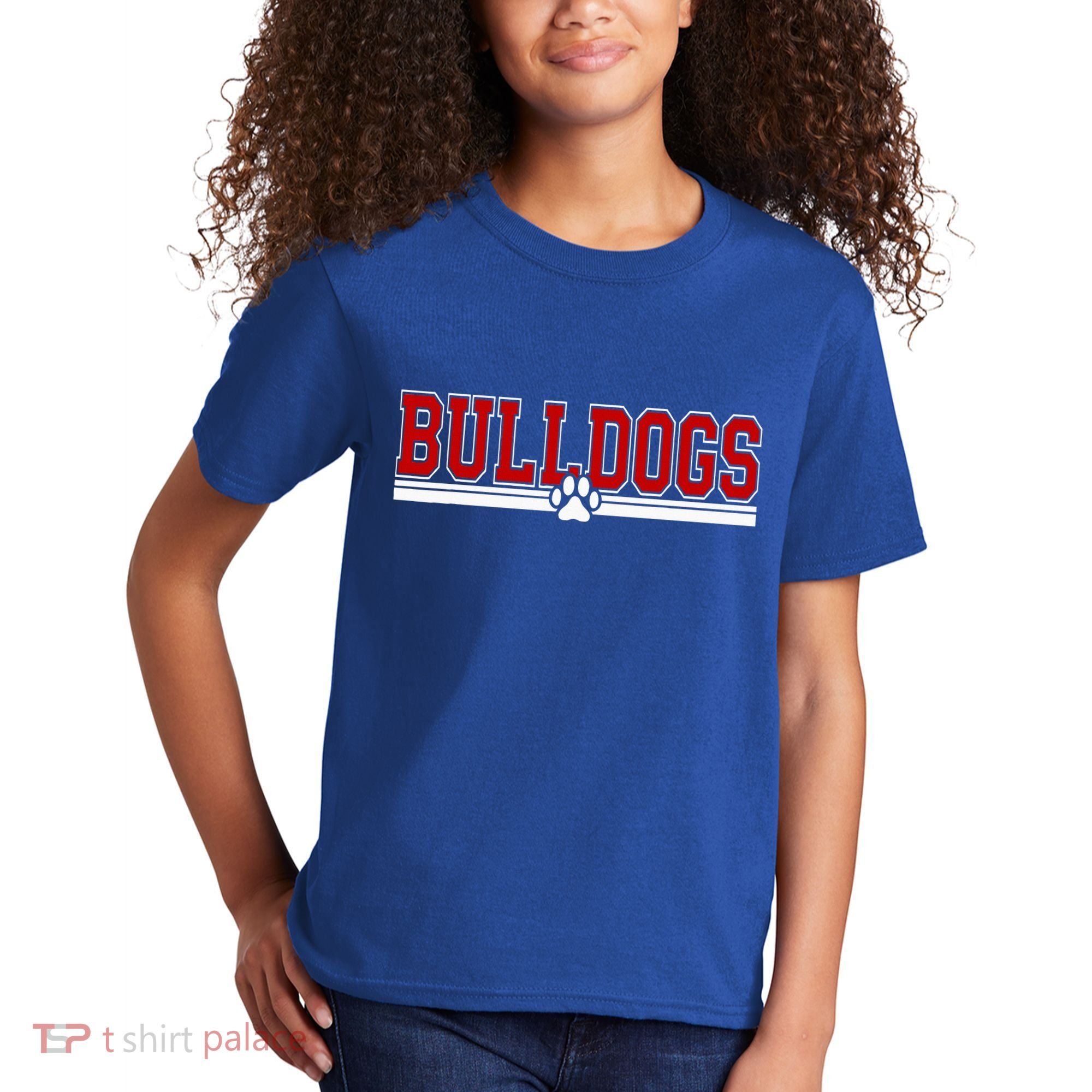 Bulldogs Paw  Kids T-Shirt