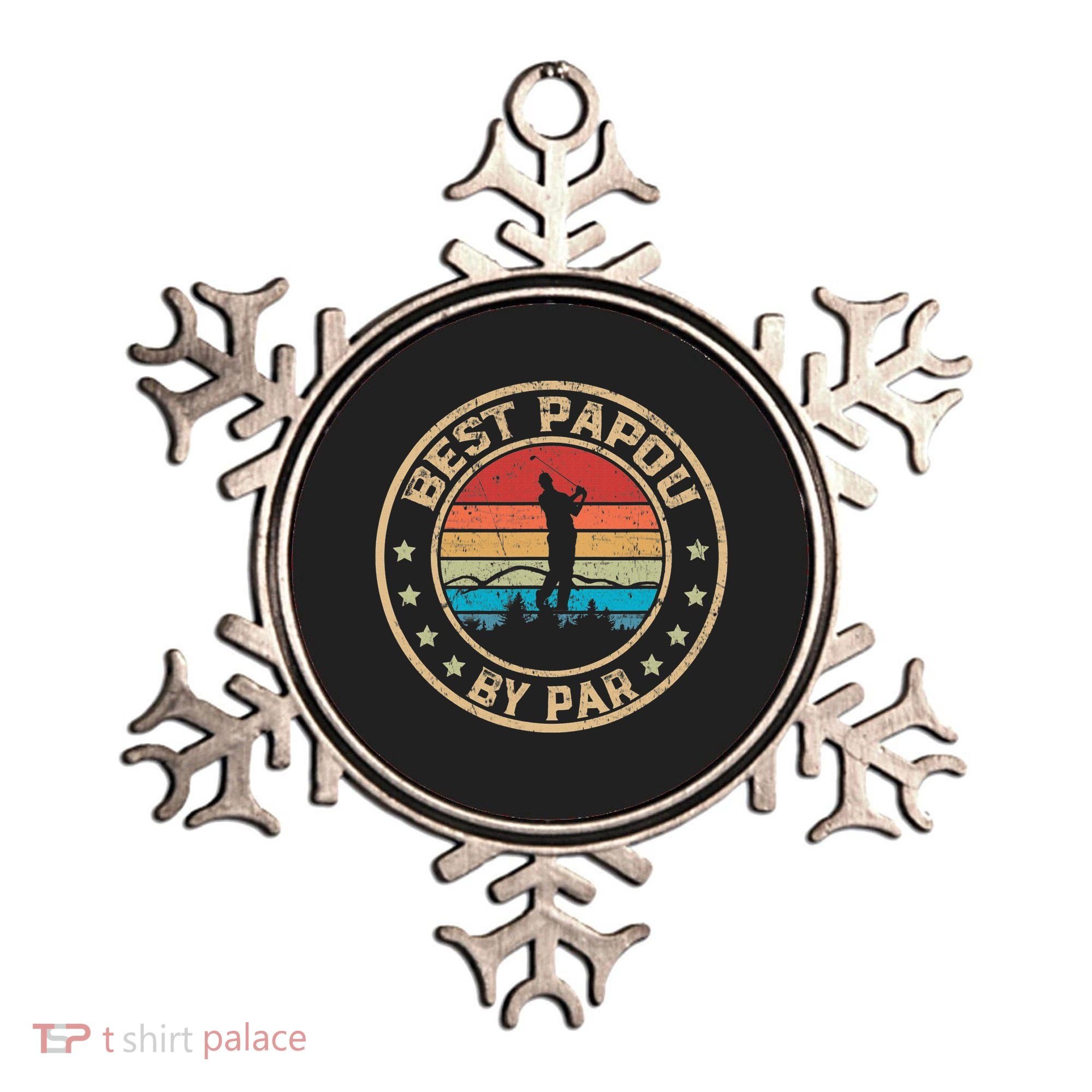 Best Papou By Par Father's Day Funny Golfing Ornament
