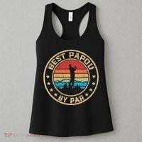 Best Papou By Par Father's Day Funny Golfing Women's Tank Top thumb 3