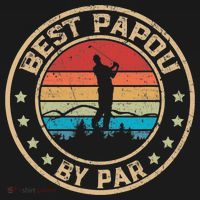 Best Papou By Par Father's Day Funny Golfing Women's Tank Top thumb 5