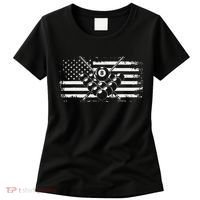 Billiards Pool Billiards American Flag Gift Women's T-Shirt thumb 0