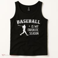 Baseball Players Baseball Is My Favorite Season Tank Top thumb 2