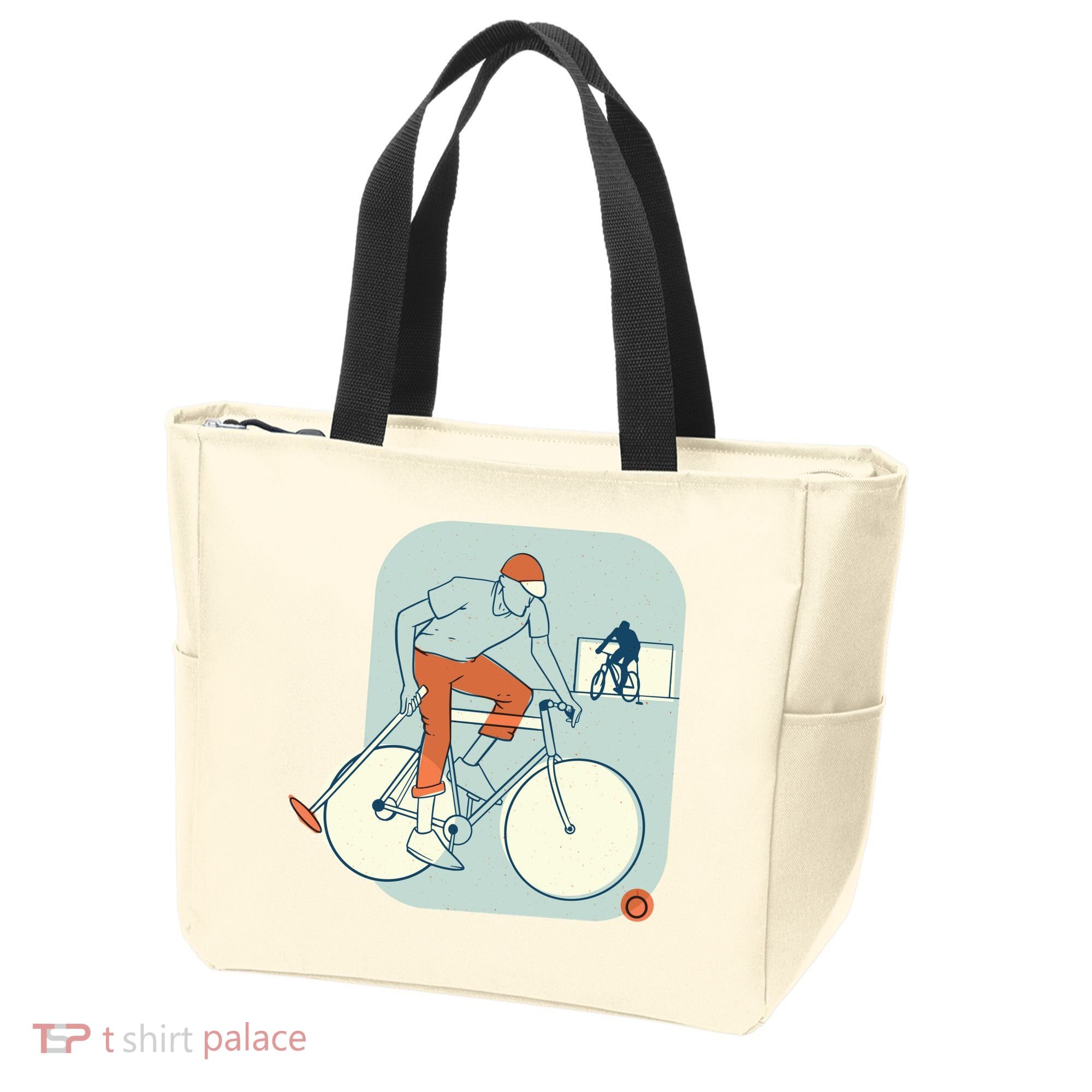 Bike Polo Tote Bag