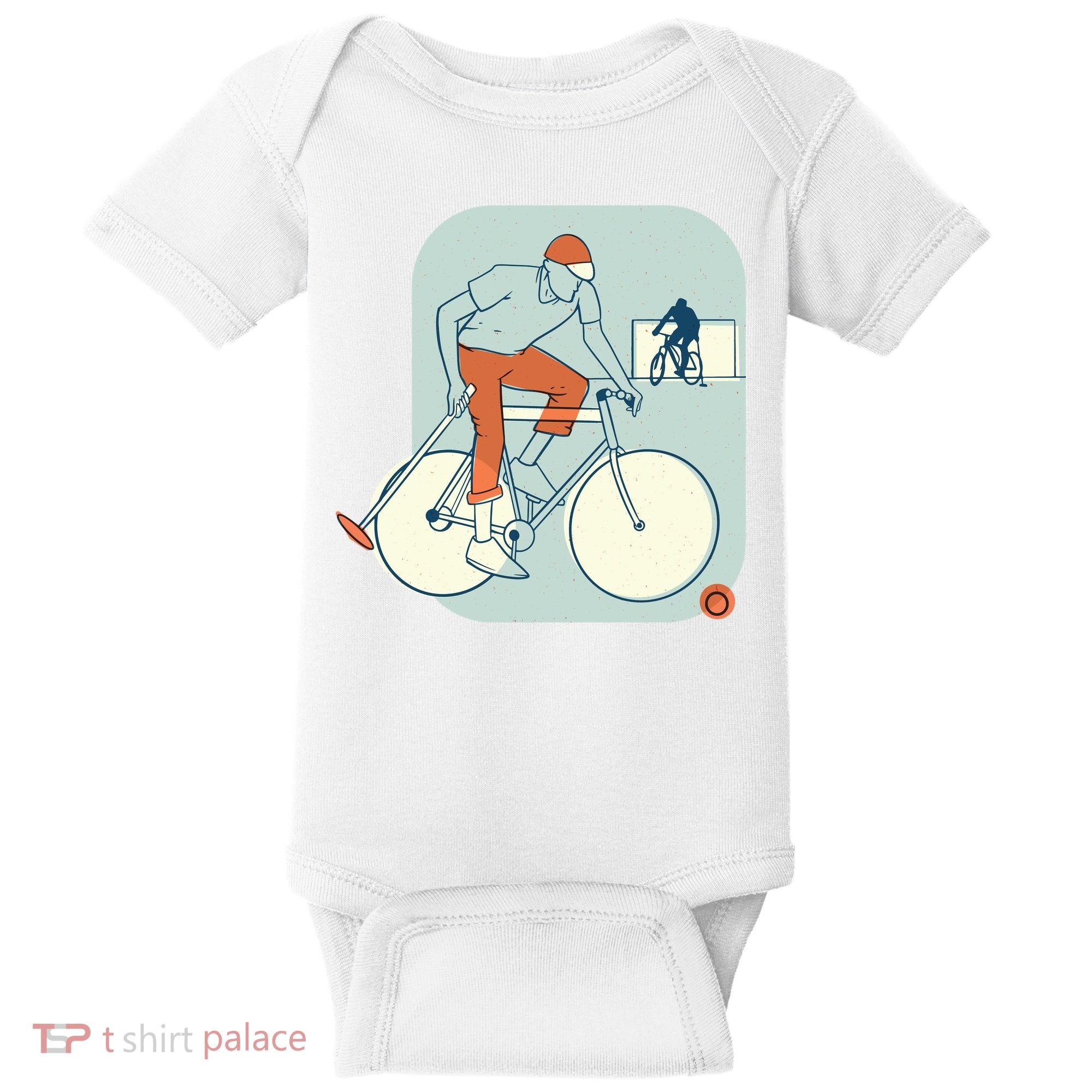 Bike Polo Baby Bodysuit