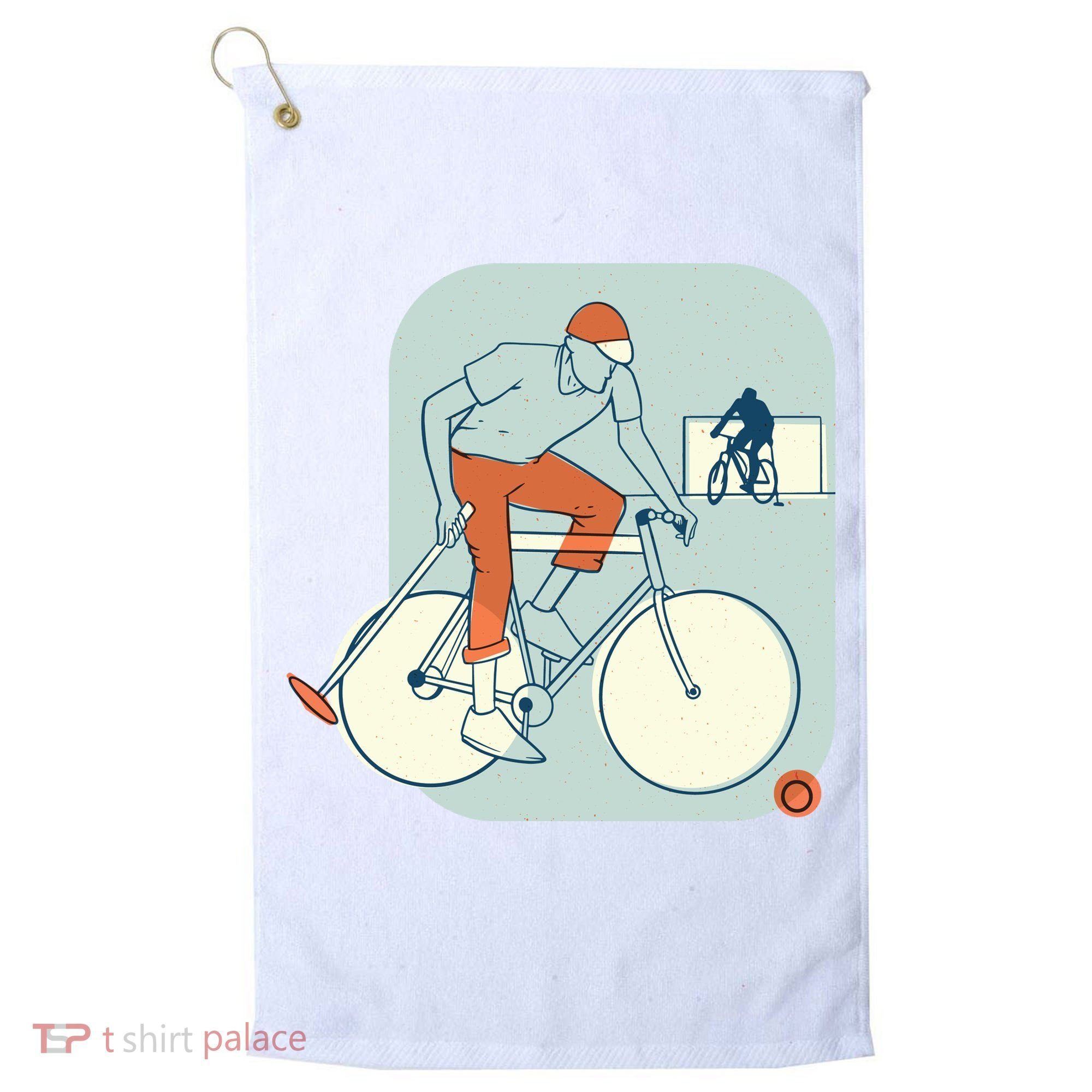 Bike Polo Golf Towel