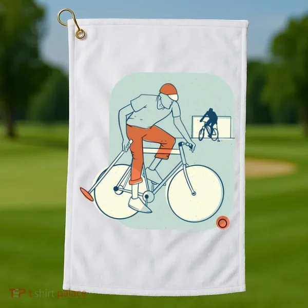Bike Polo Golf Towel